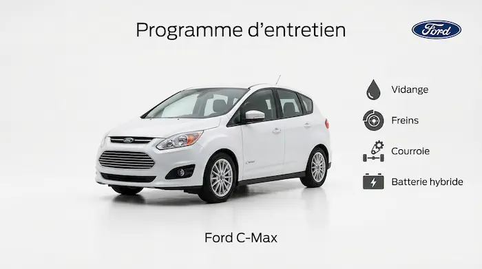 Plan d'entretien Ford C-Max Diesel, Essence et Hybride - Guide complet