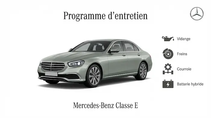Plan d'entretien Mercedes Classe E Diesel, Essence et Hybride - Guide complet