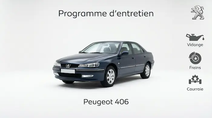 Programme d'entretien Peugeot 406 Essence, Diesel - Guide complet