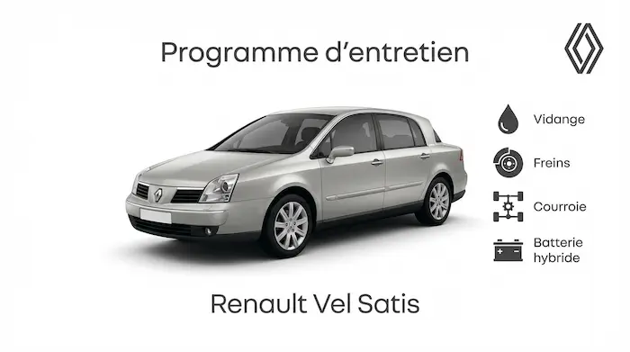Programme d'entretien Renault Vel Satis Essence, Diesel - Guide complet