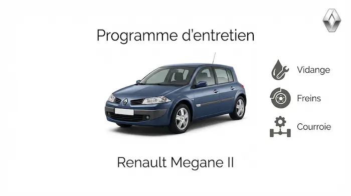Programme d'entretien Renault Megane 2 Essence, Diesel - Guide complet