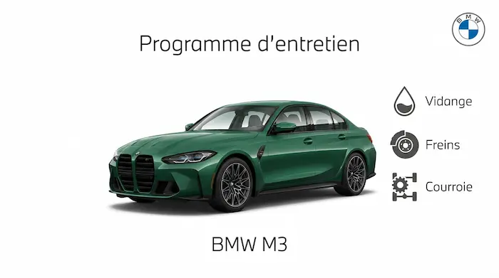 Plan d'entretien BMW M3 Essence : le guide complet