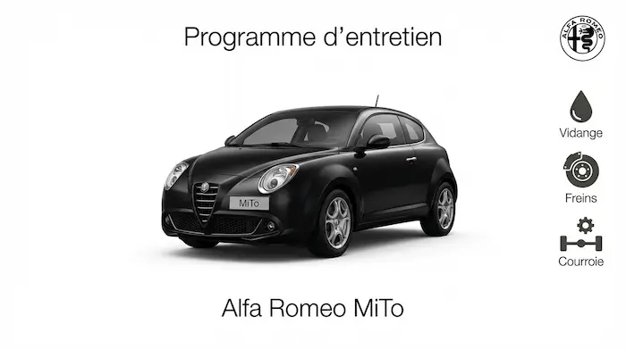 Plan d'entretien Alfa Romeo MiTo Essence, Diesel : le guide complet