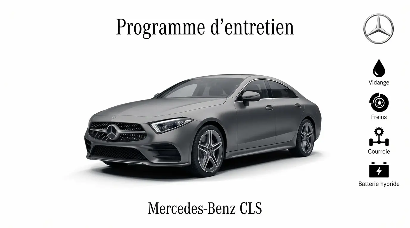 Plan d'entretien Mercedes Classe CLS Essence : le guide complet