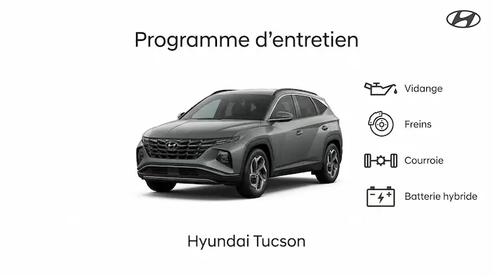 Plan d'entretien Hyundai Tucson Essence, Diesel et Hybride : le guide complet
