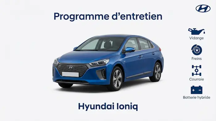 Plan d'entretien Hyundai Kona Ioniq Hybride et Electrique : le guide complet
