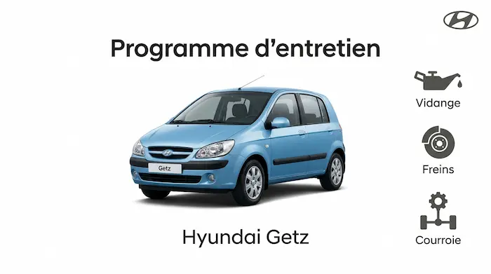 Plan d'entretien Hyundai Getz Essence, Diesel : le guide complet