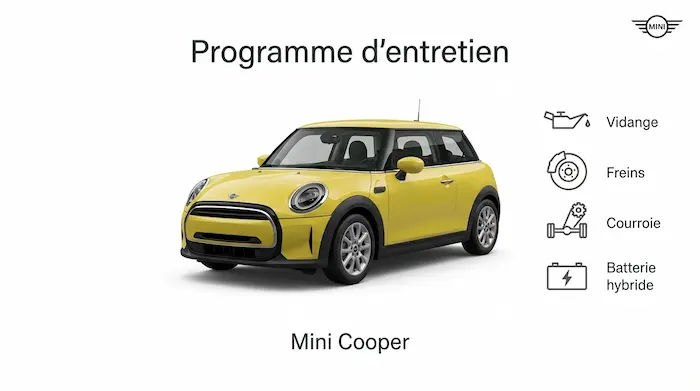 Plan d'entretien Mini Cooper Essence, Diesel et Electrique : le guide complet