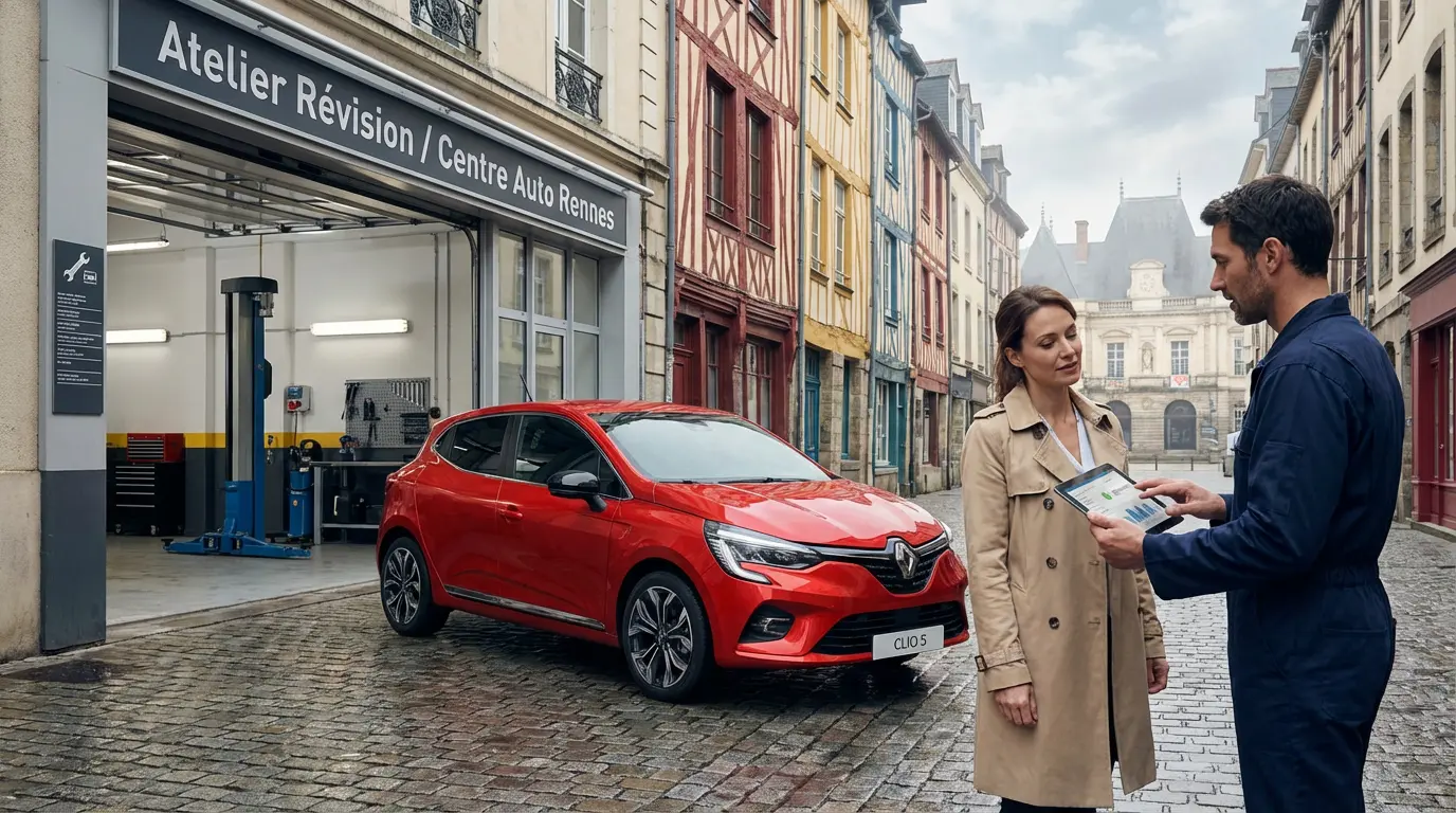 Où faire la révision de sa Renault Clio à Rennes