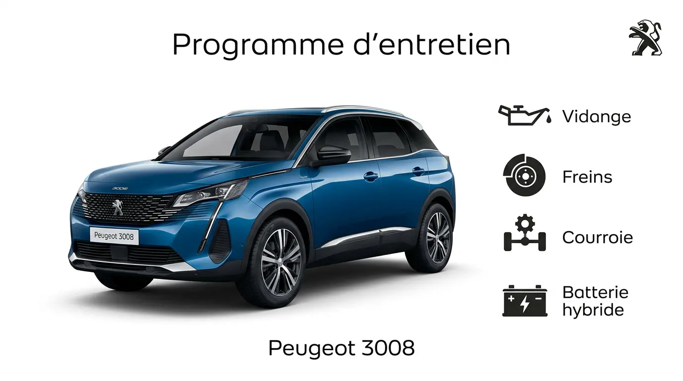 Programme d’entretien Peugeot 3008 : Guide complet