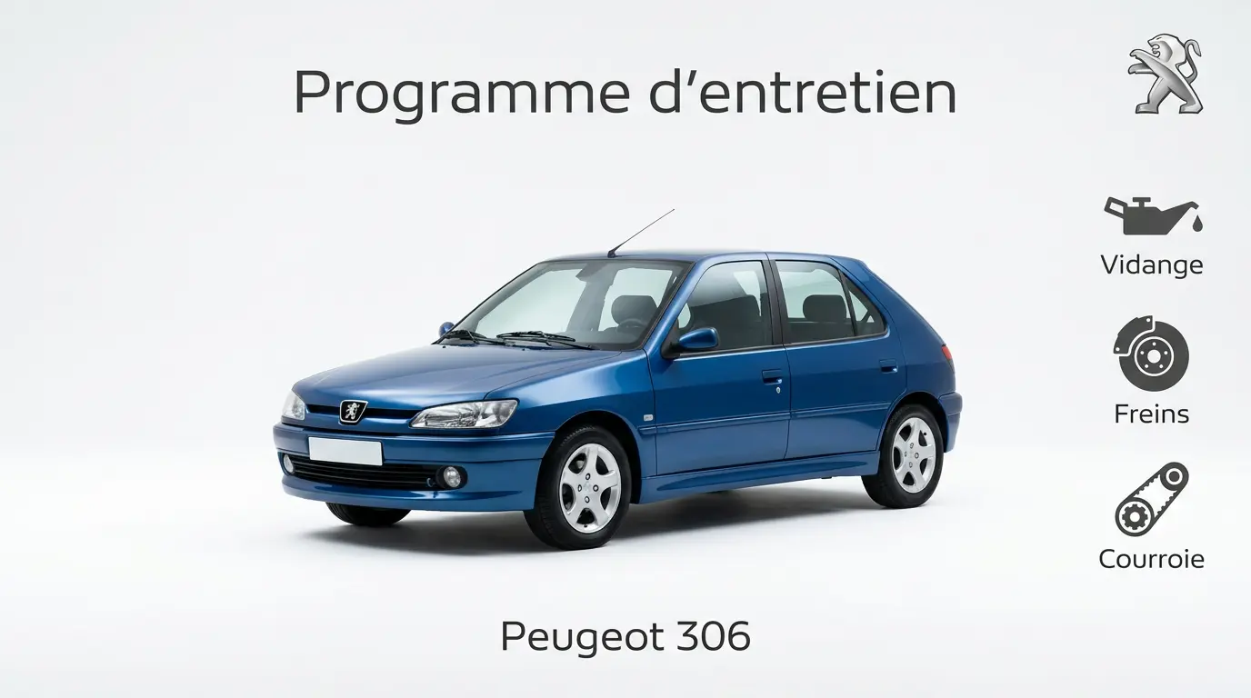 Programme d'entretien Peugeot 306 Essence, Diesel - Guide complet