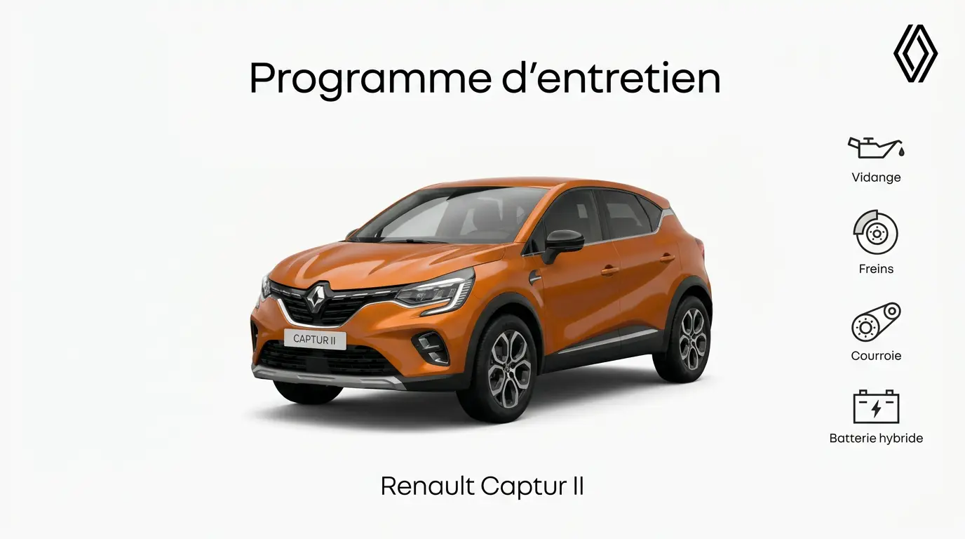 Plan d'entretien Renault Captur 2 : le guide complet