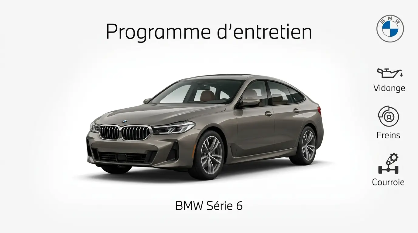Plan d'entretien BMW Serie 6 Essence, Diesel : le guide complet