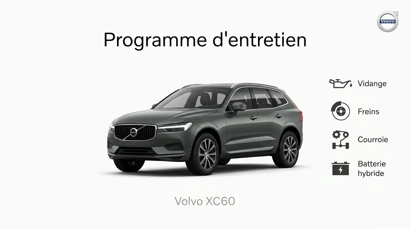 Programme d'entretien Volvo XC60 Essence, Diesel et Hybride - Guide complet