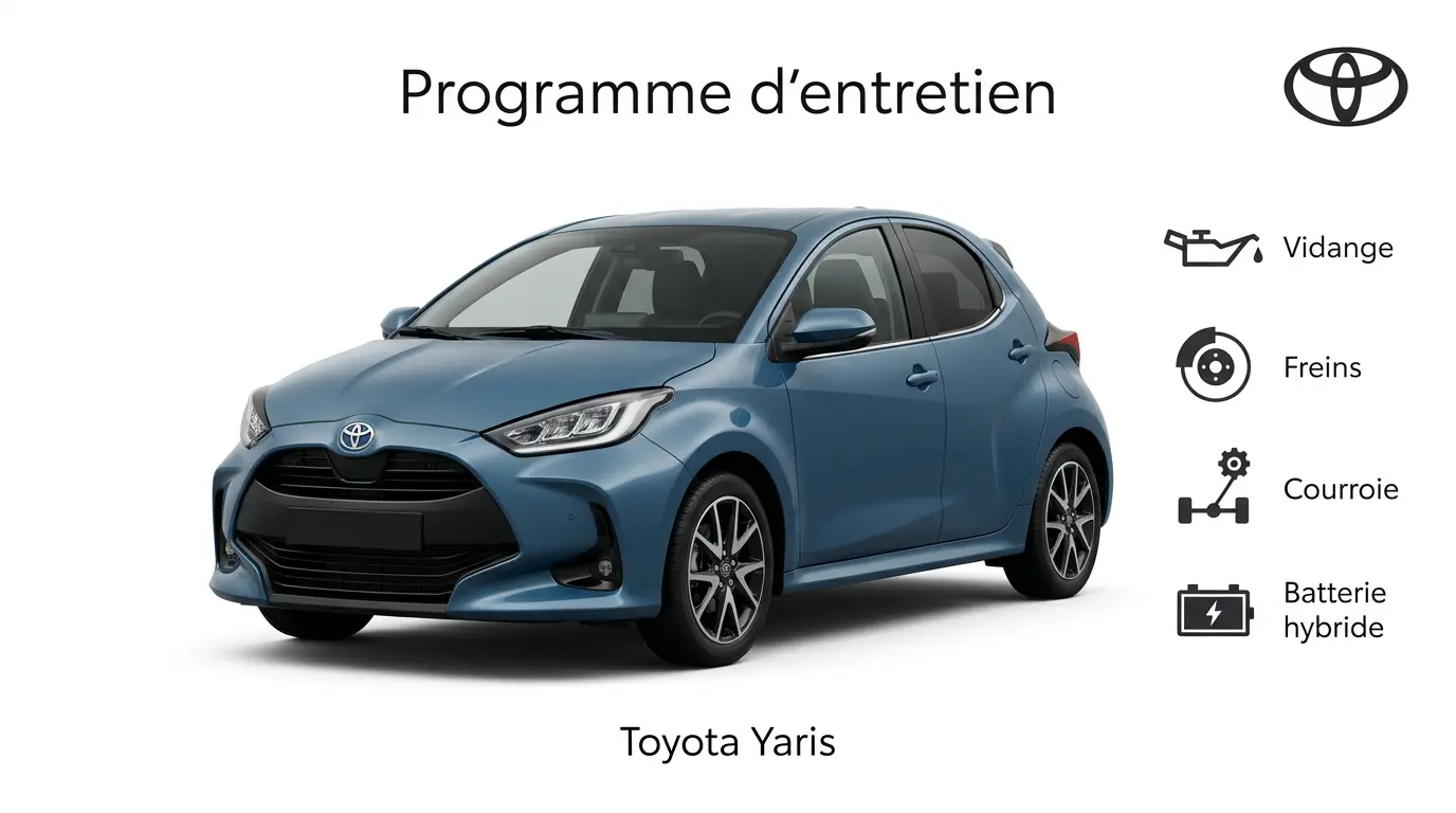 Plan d'entretien Toyota Yaris Hybride : Guide complet, prix et conseils