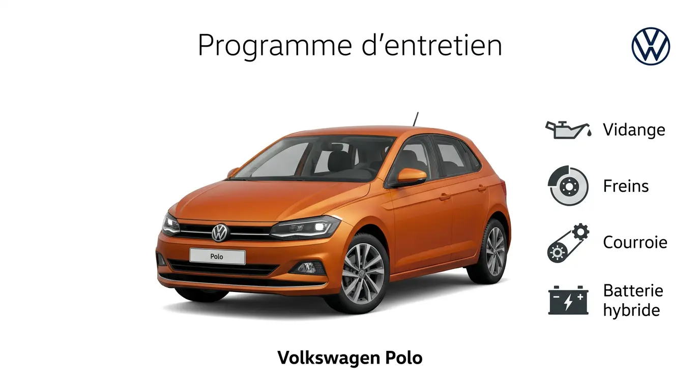 Plan d'entretien Volkswagen Polo 6 Essence, Diesel et Hybride - Guide complet