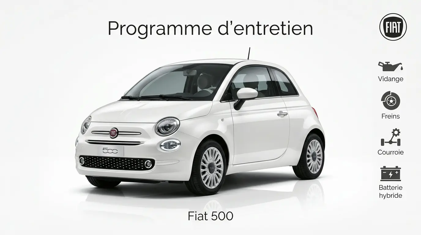 Plan d'entretien Fiat 500 : le guide complet
