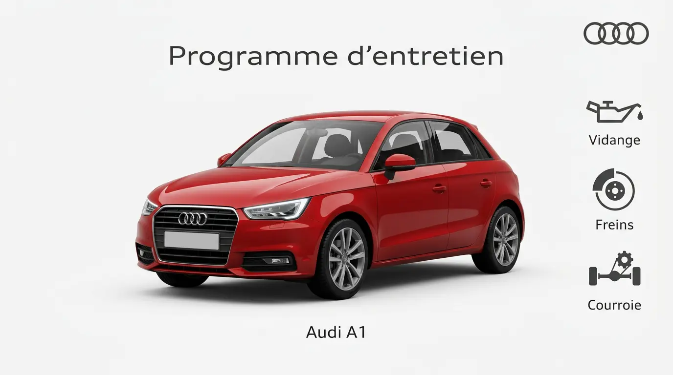 Plan d'entretien Audi A1 Essence, Diesel : le guide complet