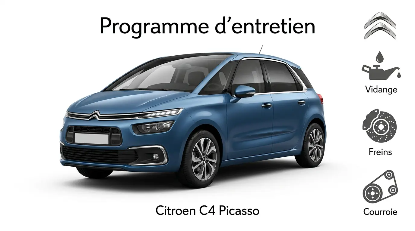 Plan d'entretien Citroen C4 Picasso Essence, Diesel : le guide complet