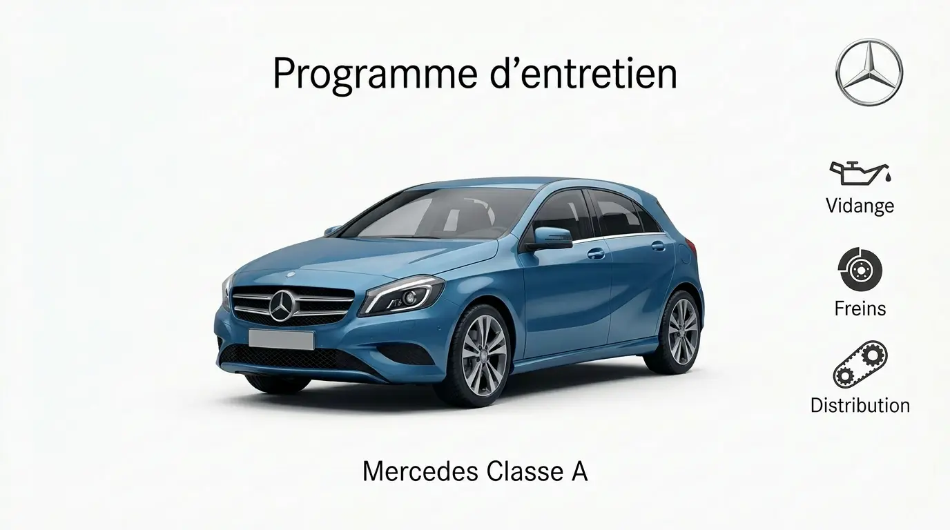 Plan d'entretien Mercedes Classe A Essence, Diesel, Hybride : le guide complet