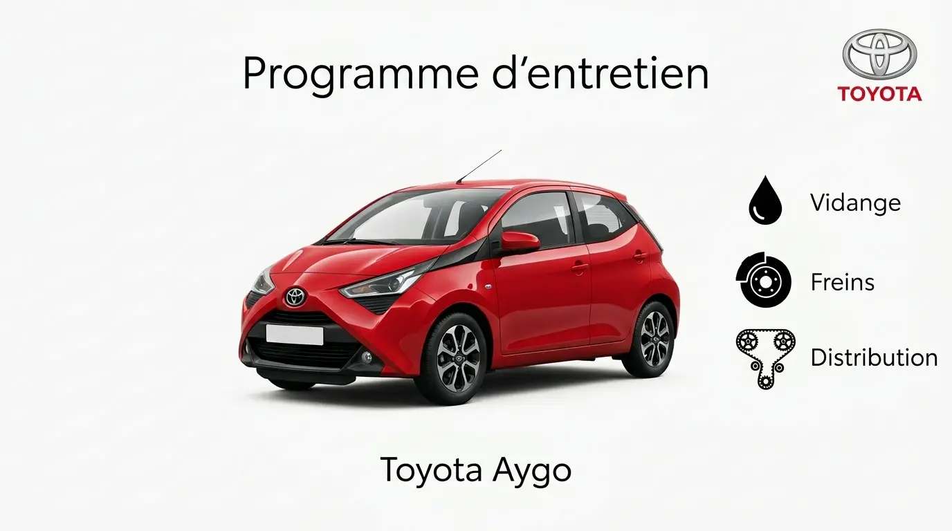 Plan d'entretien Toyota Aygo : Guide complet, prix et conseils
