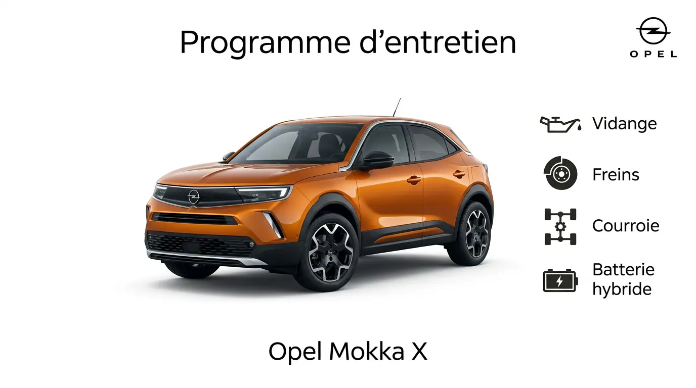 Plan d'entretien Opel Mokka Essence, Diesel, Electrique : le guide complet