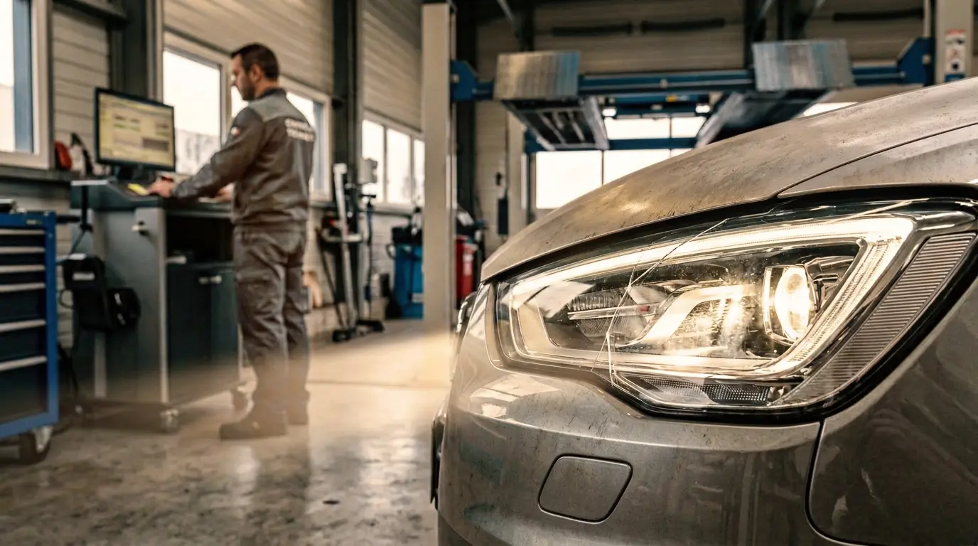 Phare Fissuré : Éviter la Contre-Visite au Contrôle Technique 2026