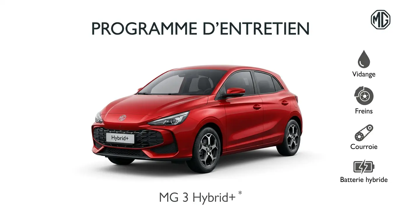 Plan d'entretien MG3 Hybride - Guide complet