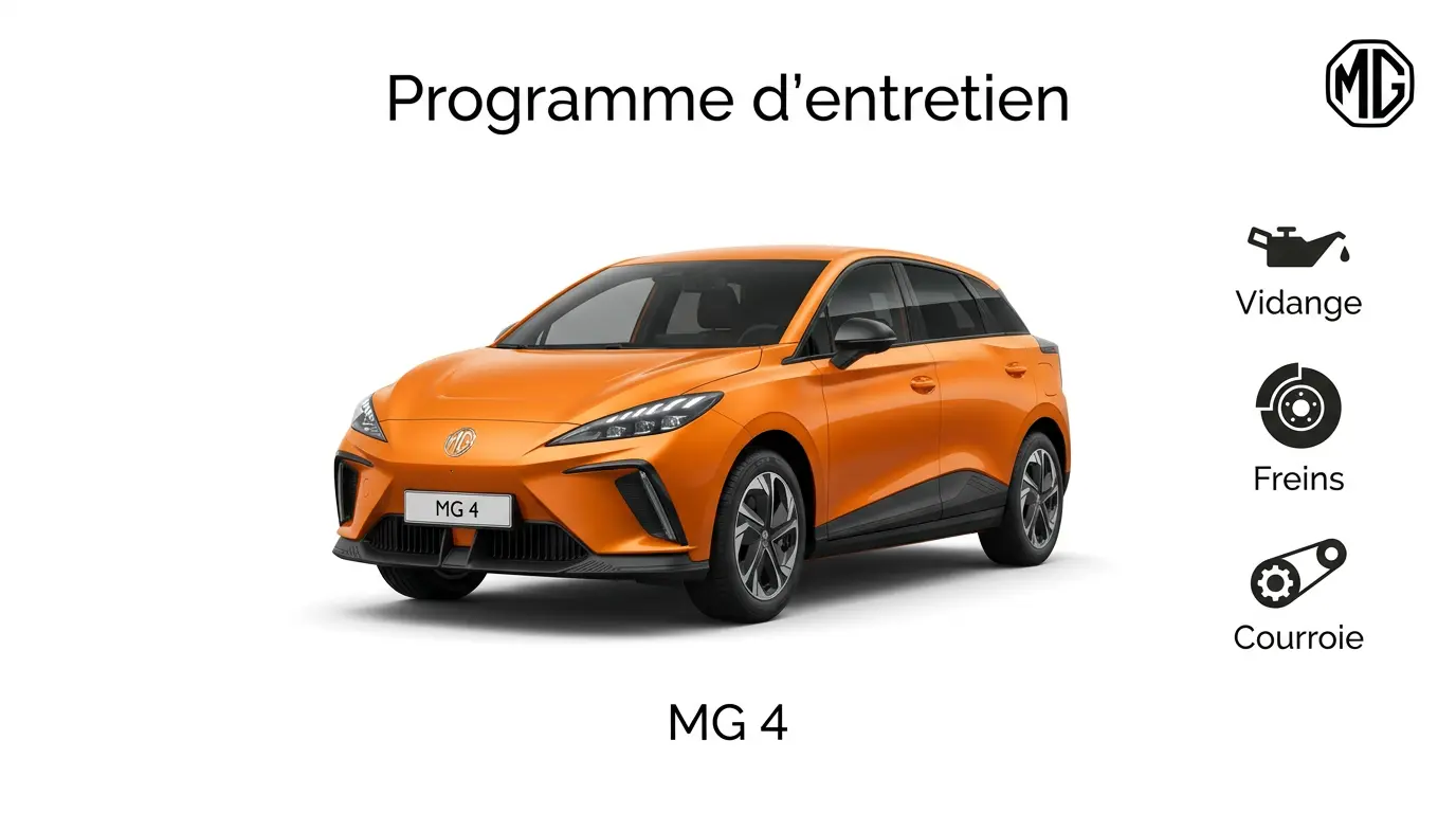 Plan d'entretien MG4 Électrique - Guide complet