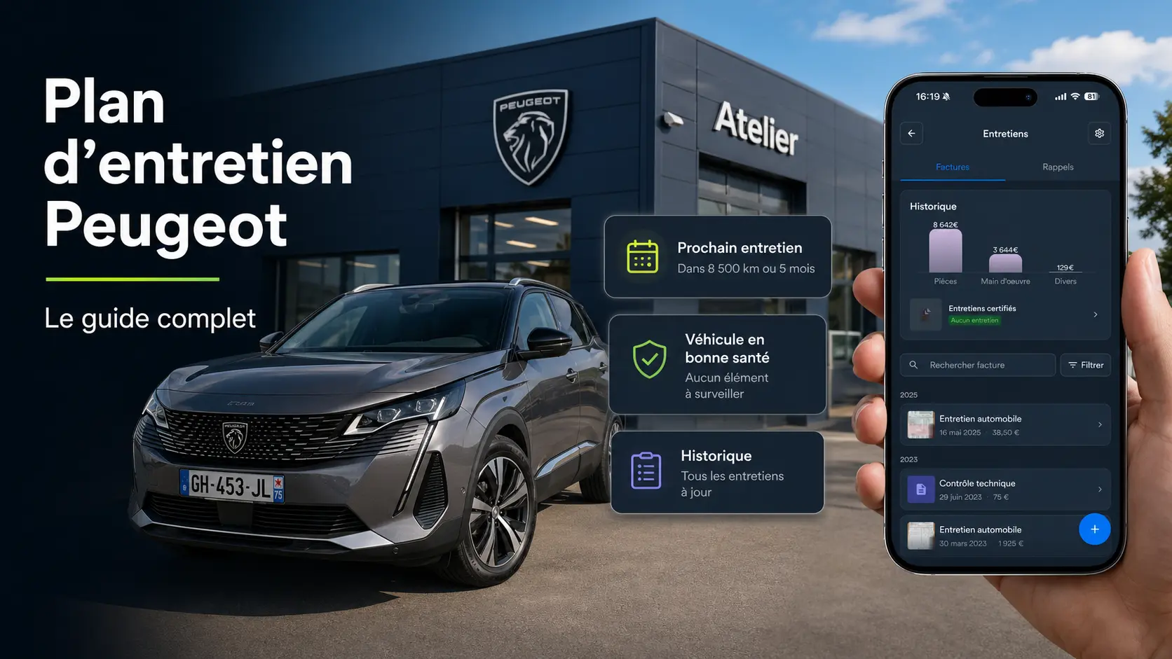 Plan d'entretien Peugeot : le guide complet