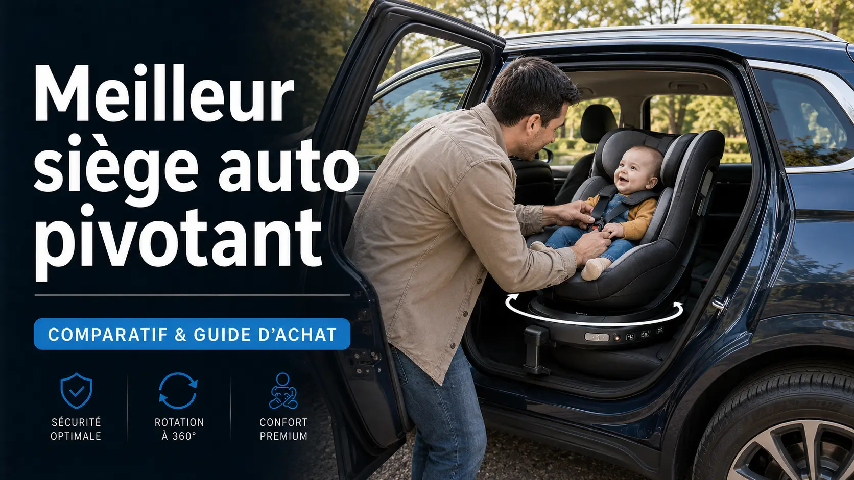 Meilleur siège auto pivotant - Top 2026 Comparatif