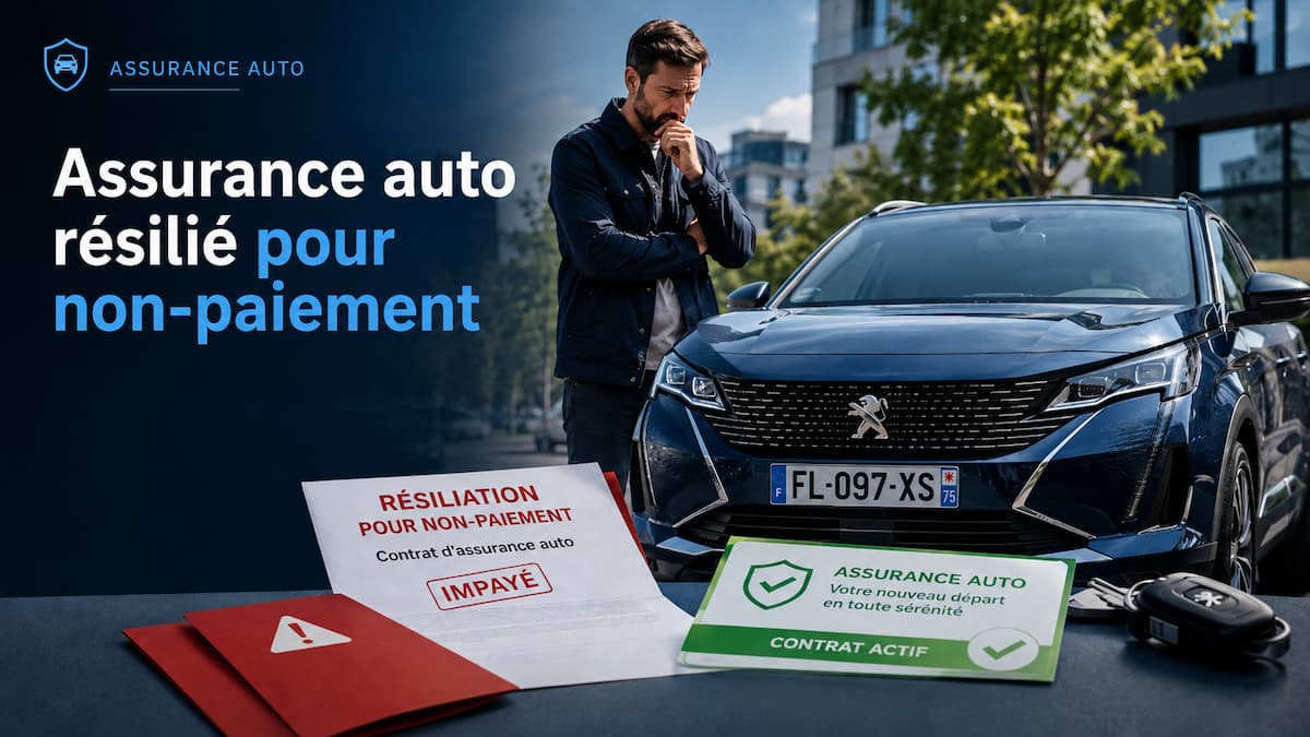 Assurance auto résilié pour non-paiement : que faire pour se réassurer ?