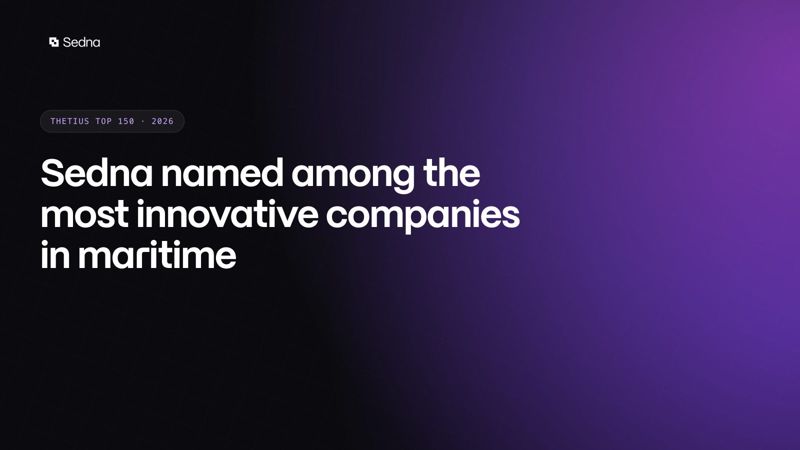 Sedna named among Thetius Top 150 Innovative Companies
