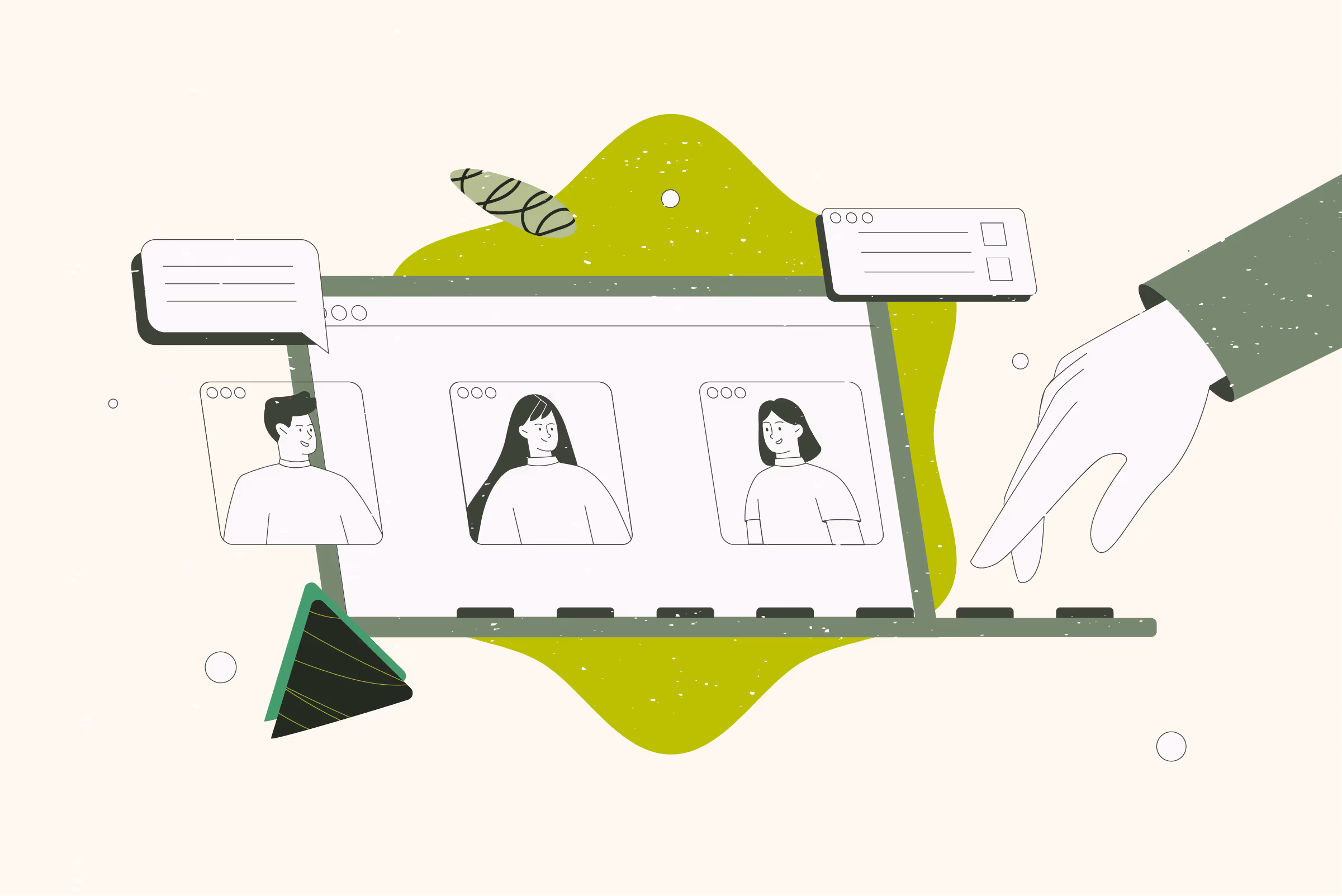 A marketing team choosing the right design service for their needs