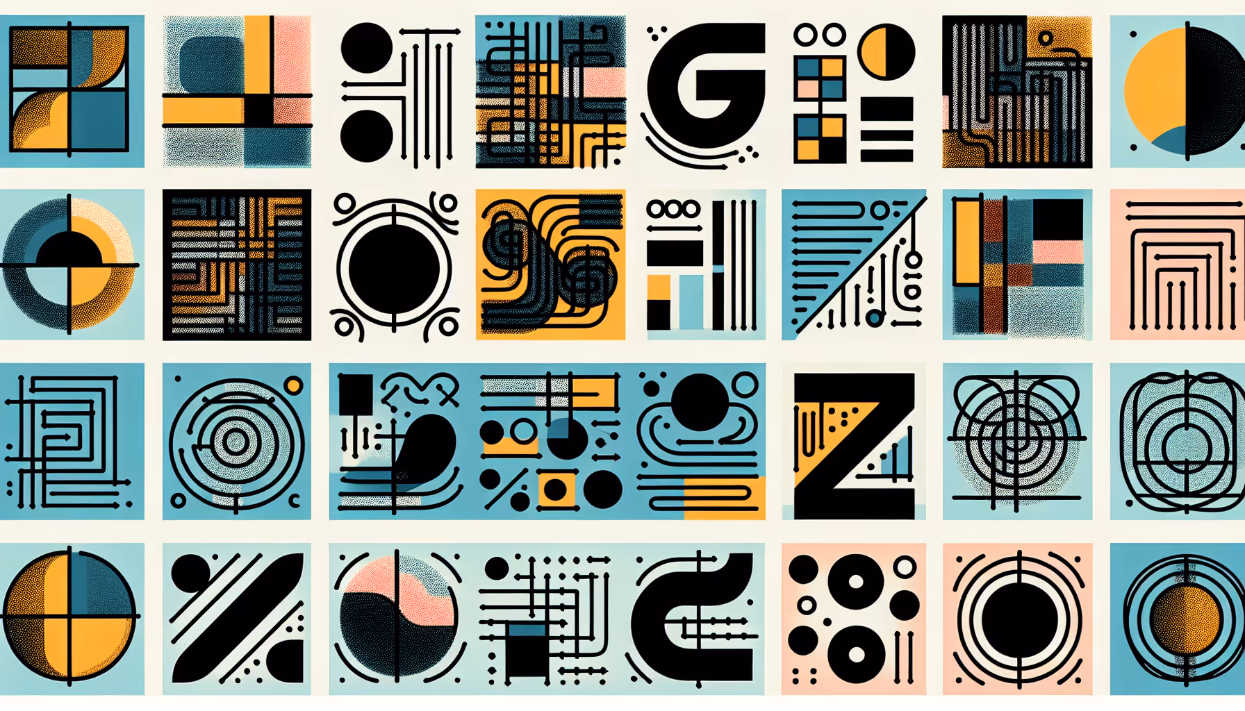 Visual hierarchy representation with text elements