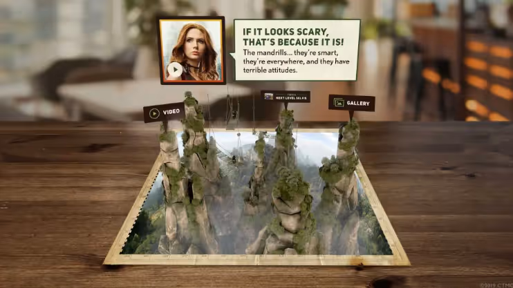 AR design of advertising idea