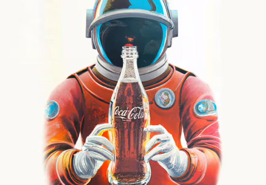 From coca cola's Create Real Magic AI campaign