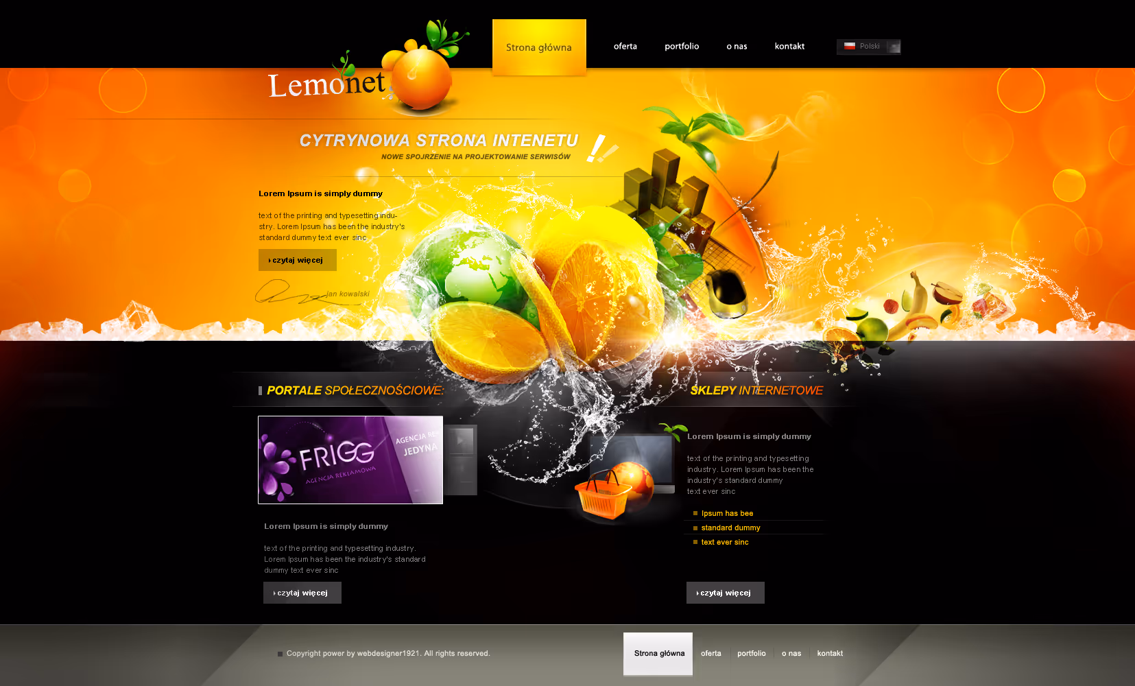 lemonet homepage by webdesigner1921