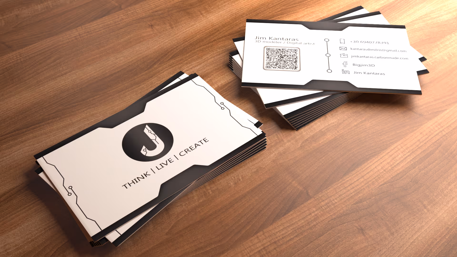 Personal business card by Bigjim3D