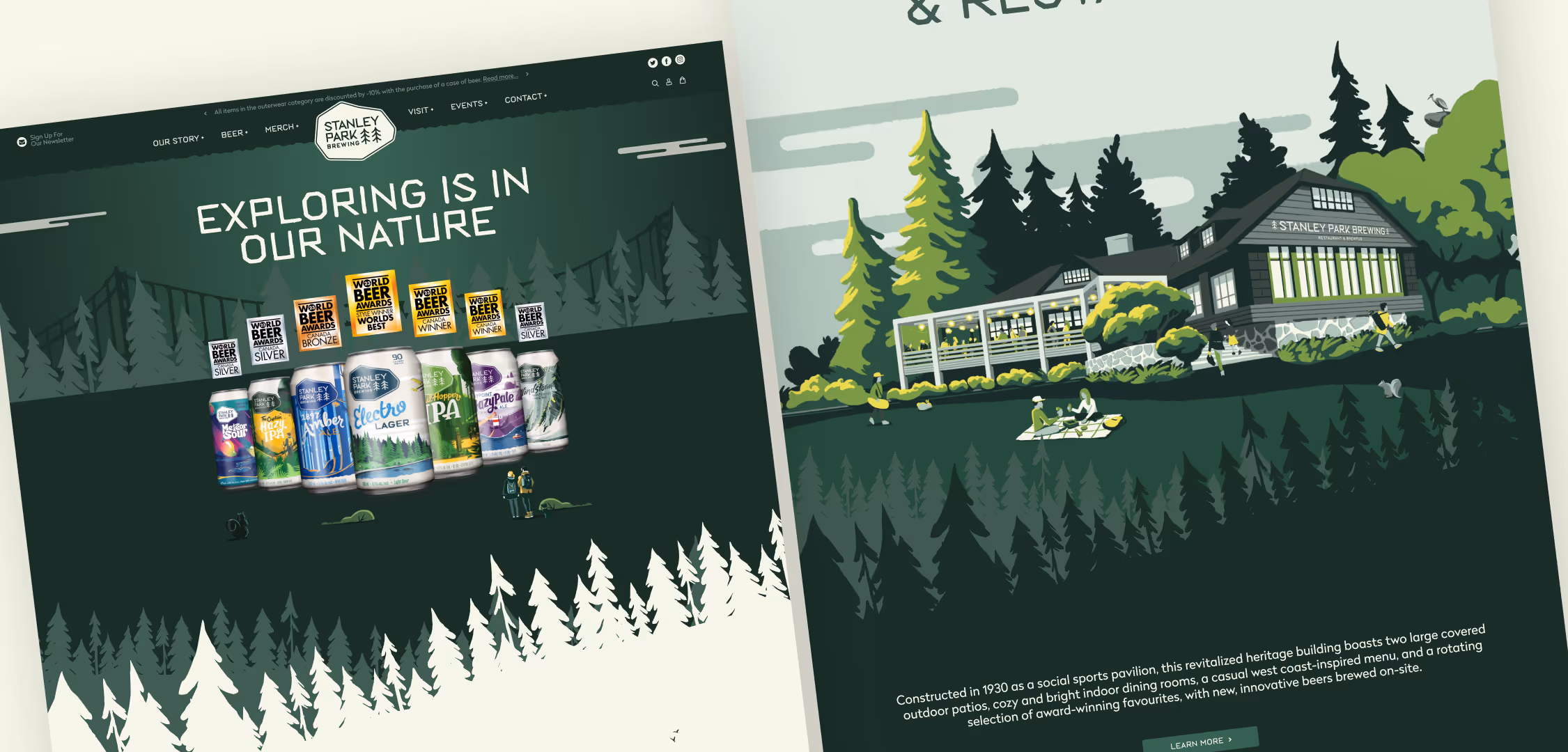 Stanley Brewing Webflow Design by Teamtown