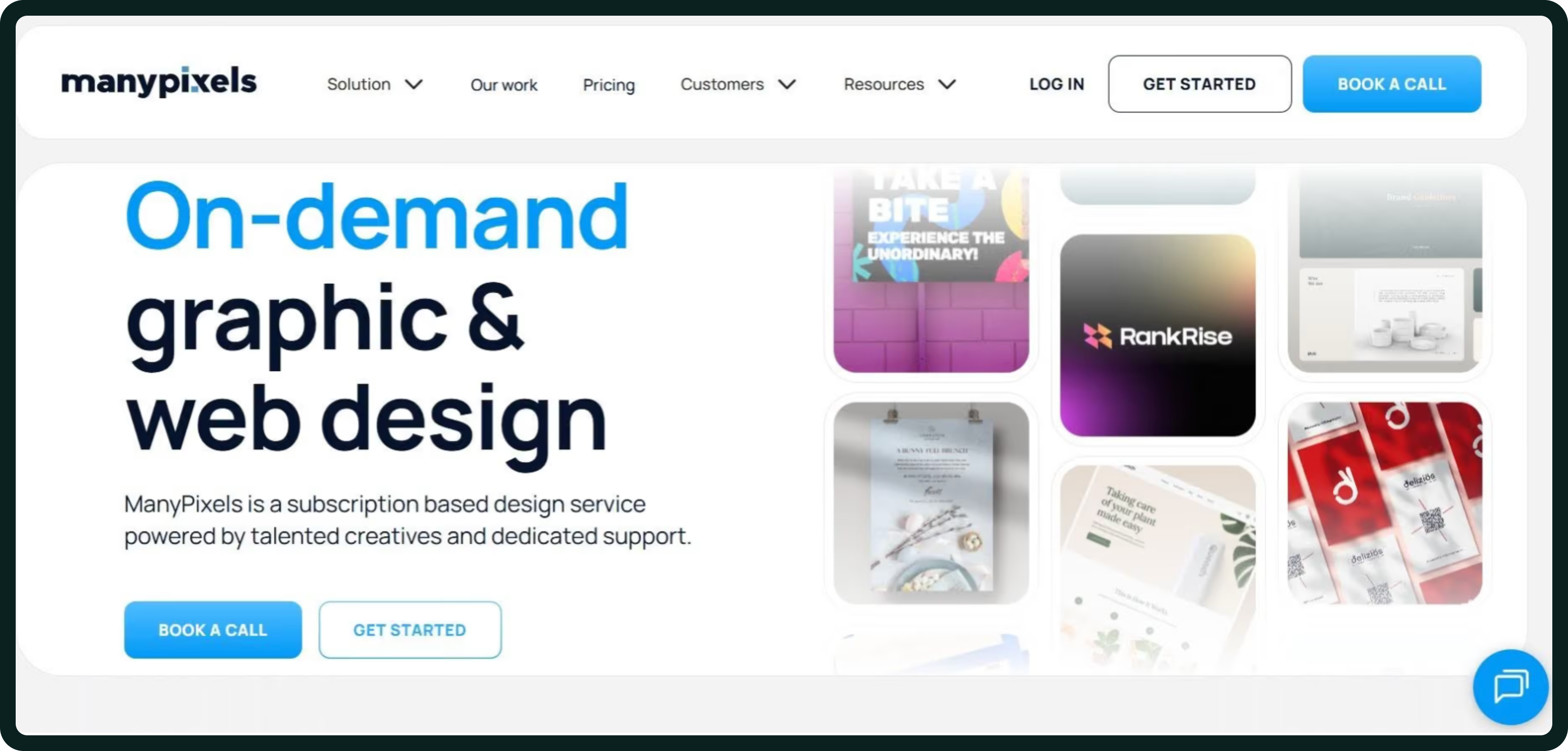 Manypixels homepage