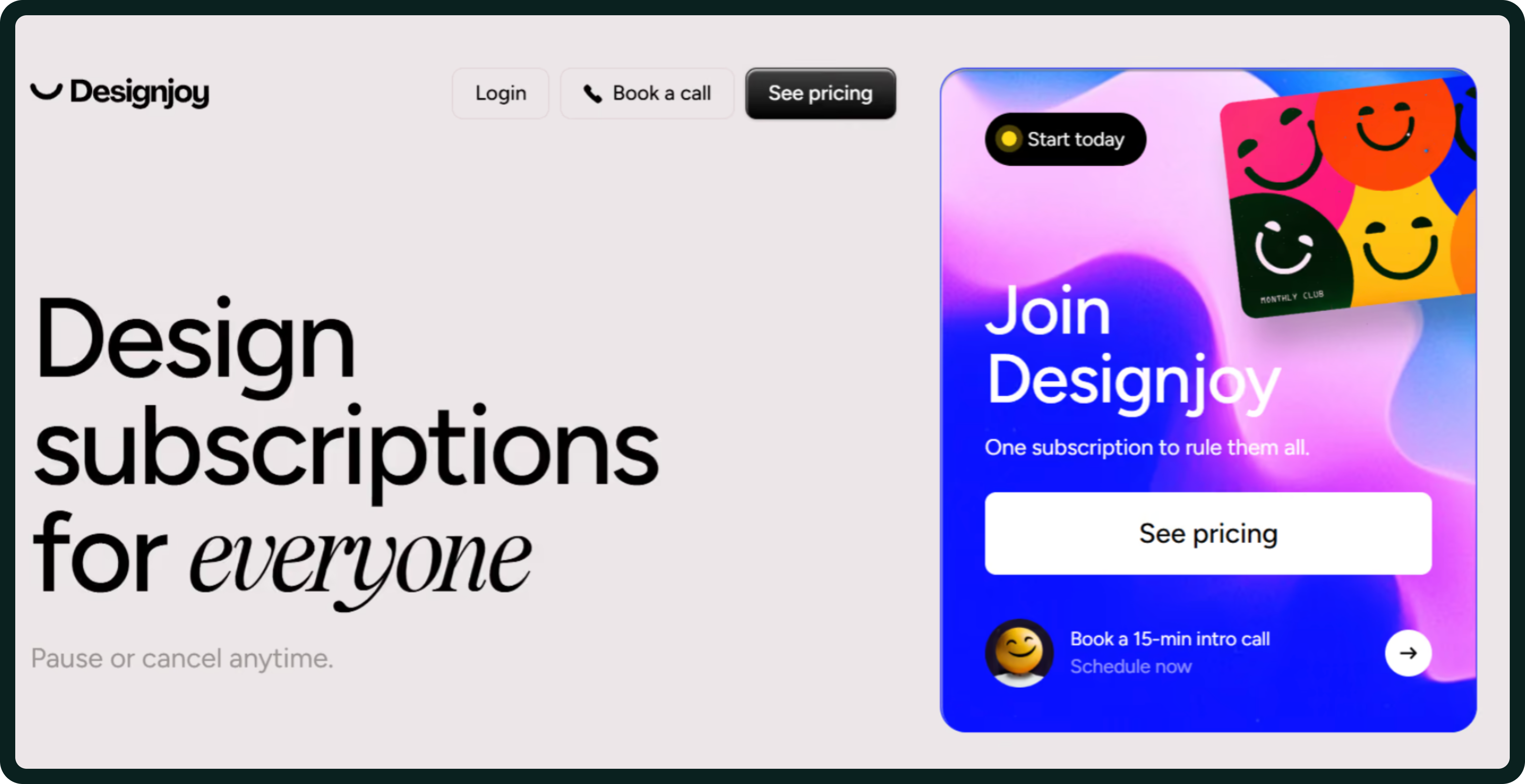 Designjoy Homepage
