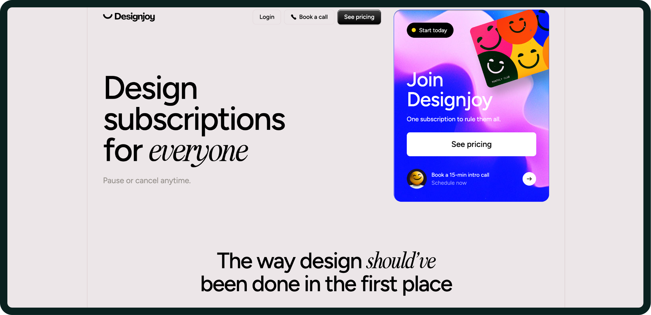 Designjoy Homepage