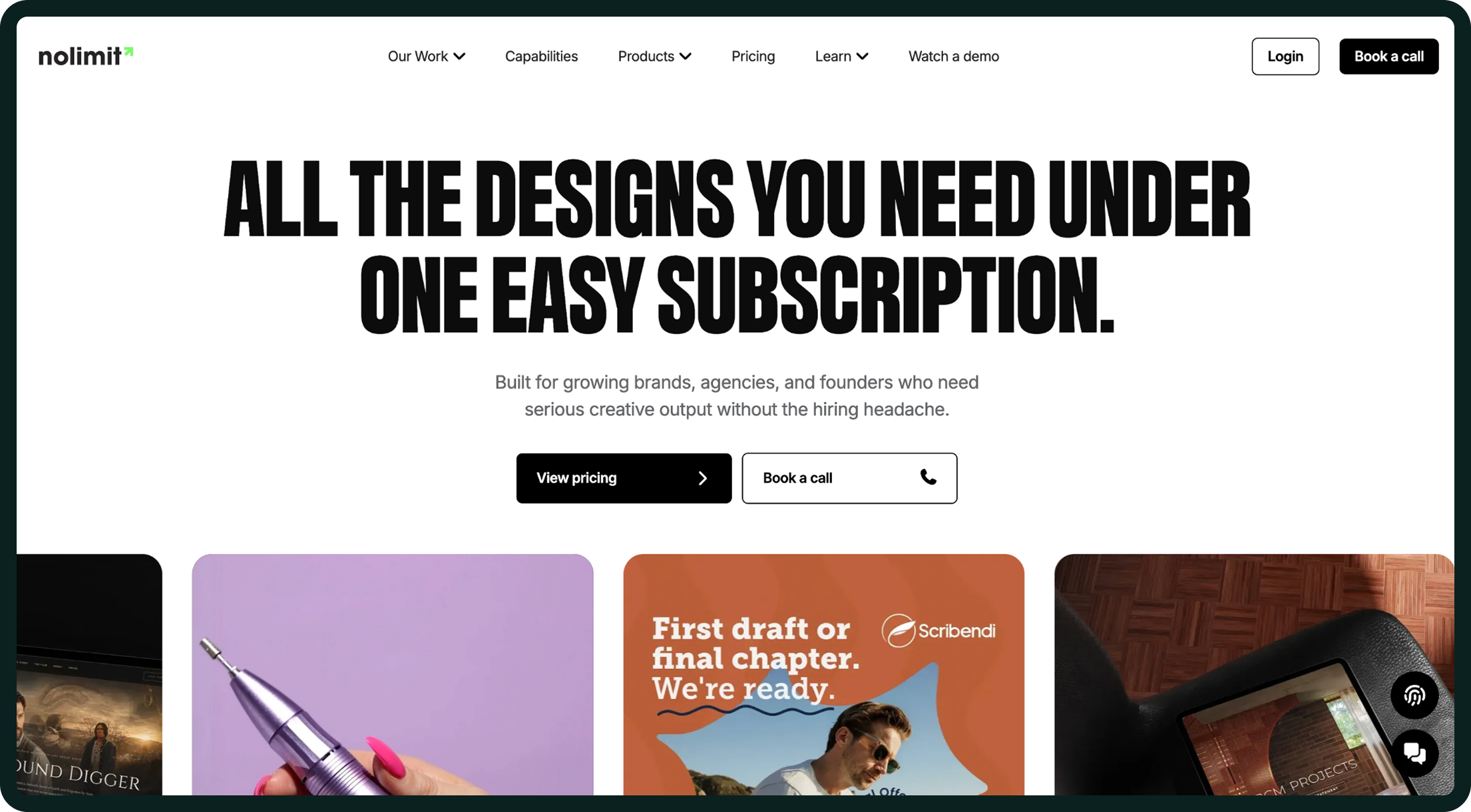 No Limit Creatives Homepage