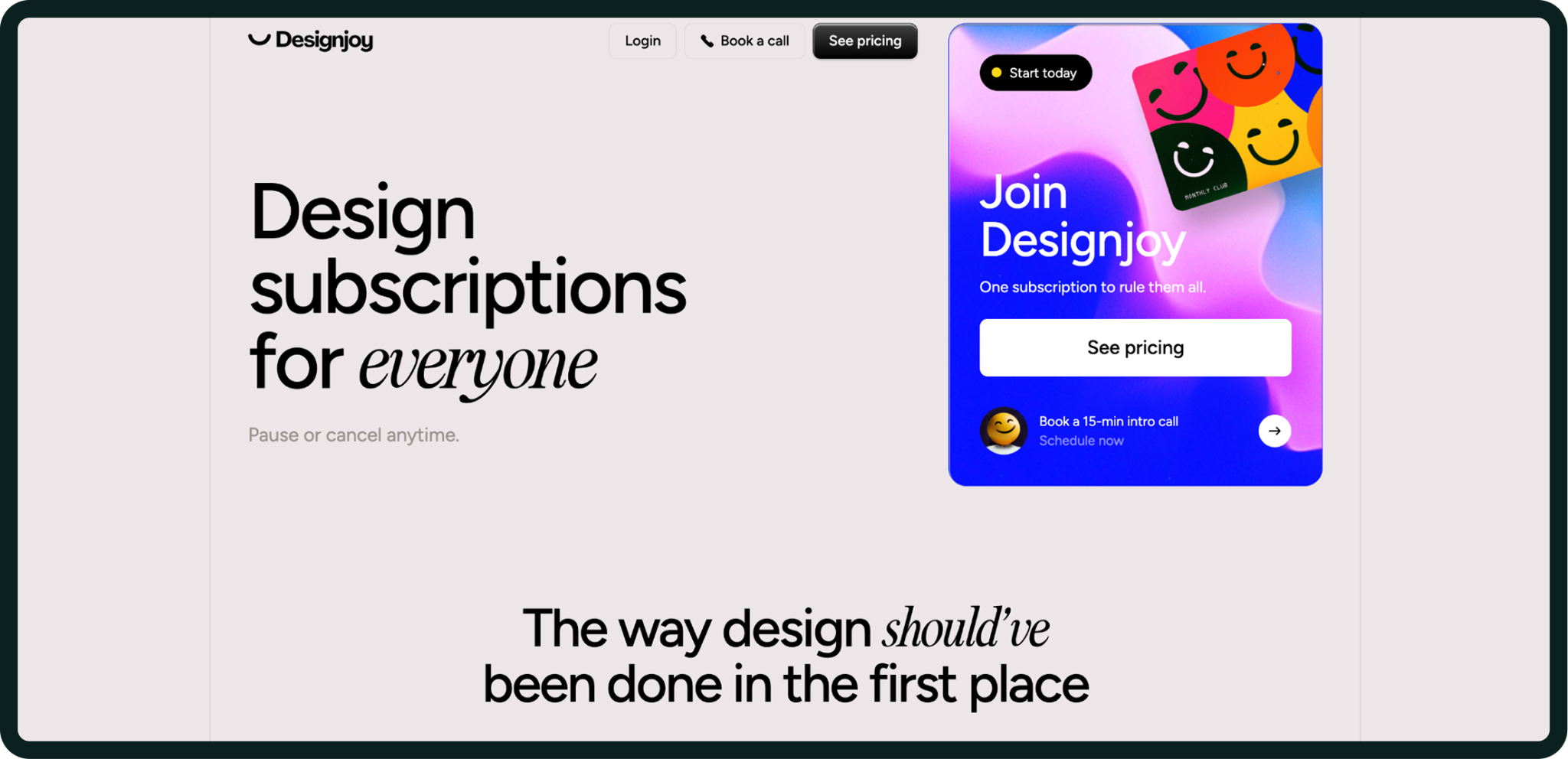 Designjoy Homepage