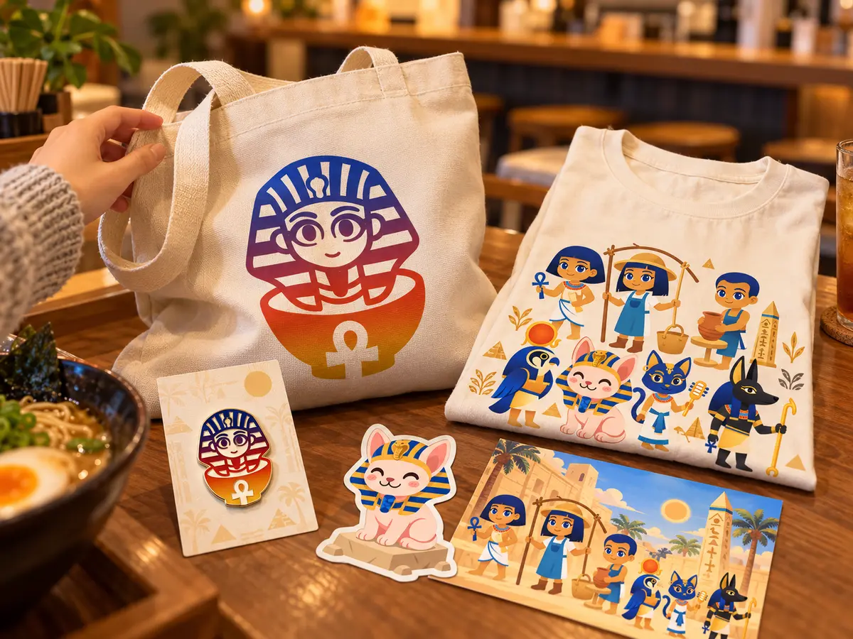 Chibi Anime Tutenramen merchandise collection