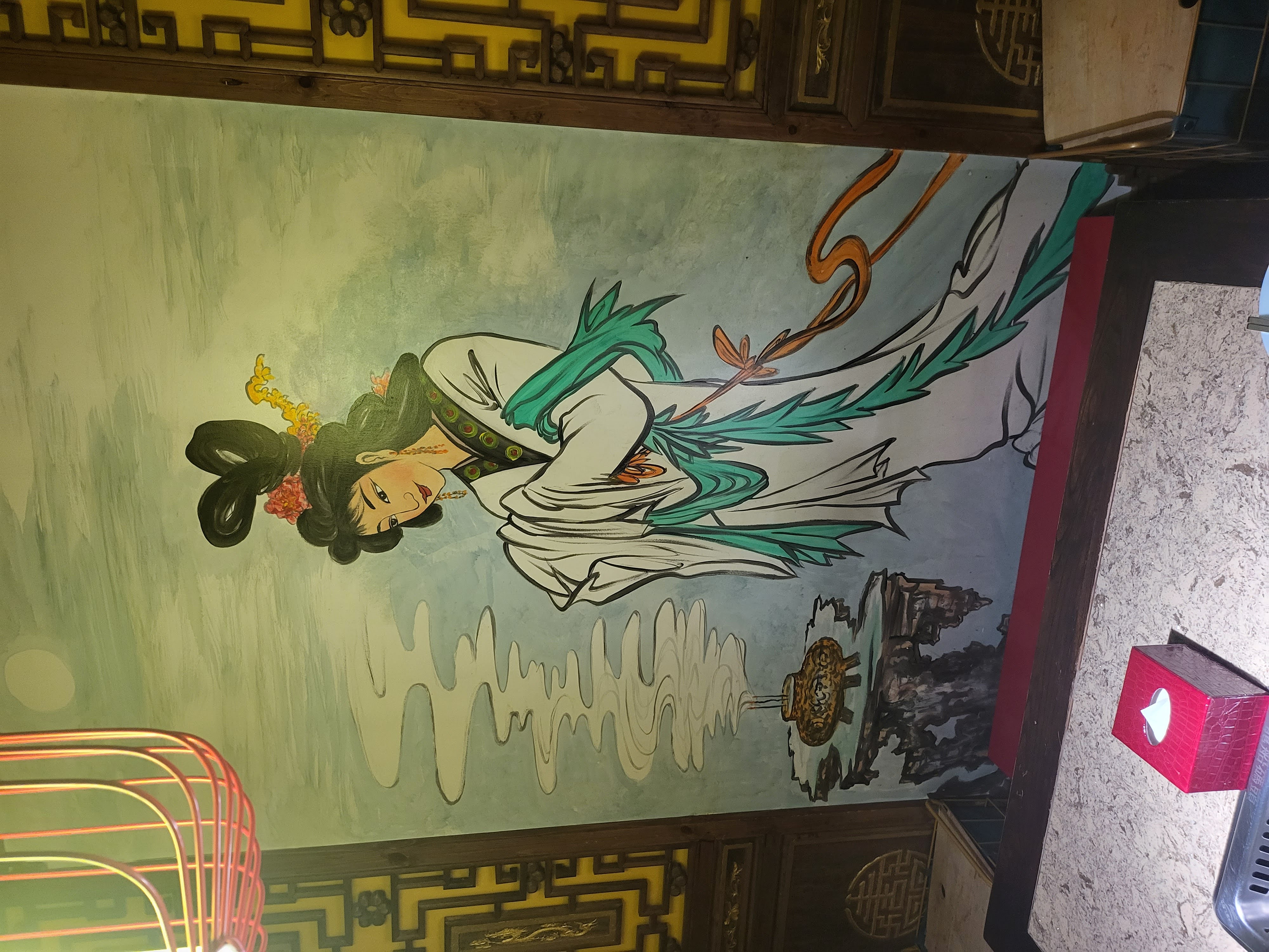 Diaochan worshipping beneath the moon