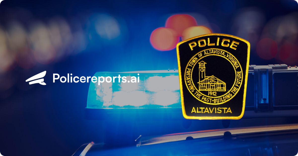 Altavista PD Brings the Future of Police Reports to the Streets