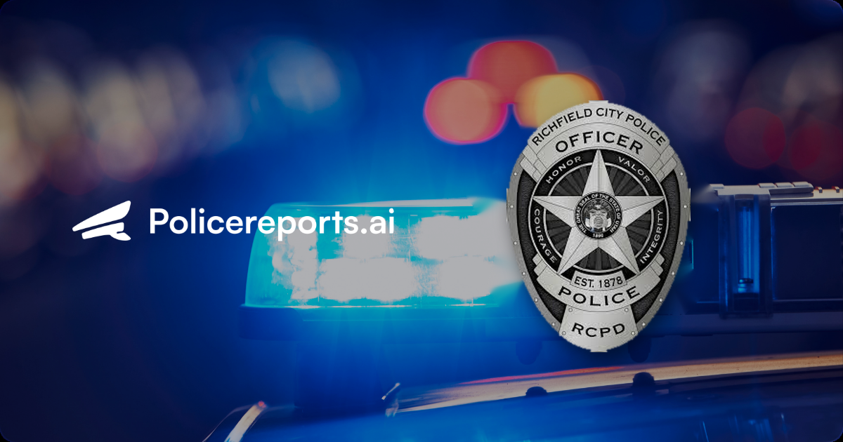 Richfield Police Department Partners with Policereports.ai