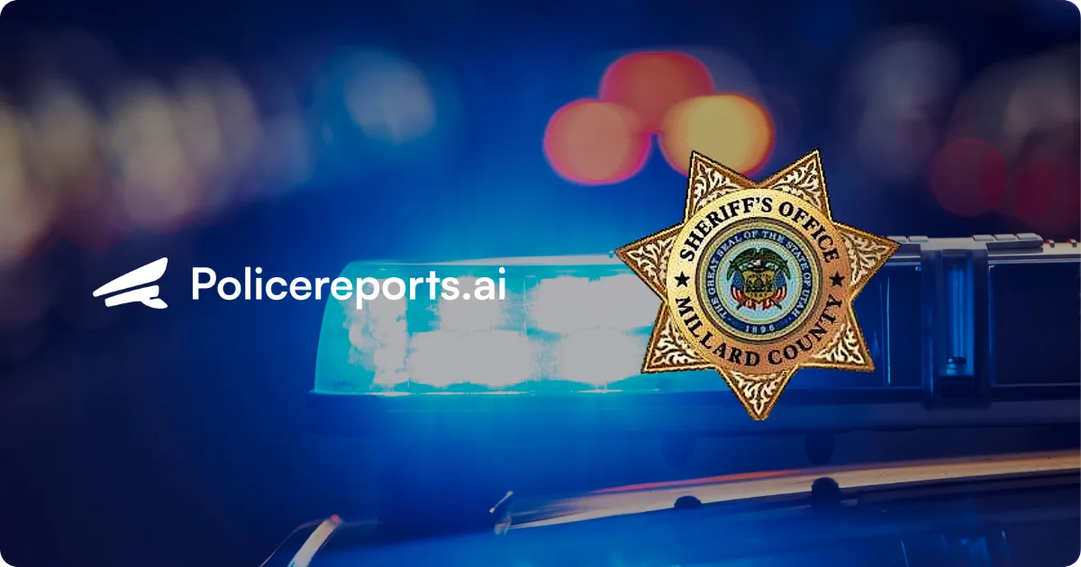 Millard County Sheriff's Office (UT) Partners with Policereports.ai to Modernize Documentation and Investigative Workflows